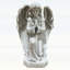 Statue d'ange en prière en oxyde de magnésium résistant aux intempéries, pour la décoration intérieure et extérieure, détails exquis et conception durable
