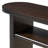 Console Table with Rounded Edges and Sturdy Shelf-1572083603