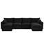 Canapé modulaire 140 po Corduroy-1667227153-1667227156