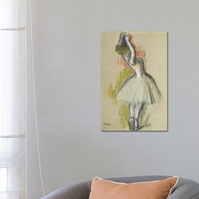 Danseuse Debout, C. 1885 by Edgar Degas - Wrapped Canvas Painting