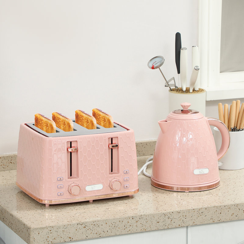 Kettle and Toaster Set, Pink