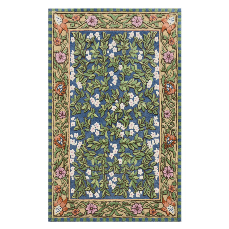 Tapestry Floral Rug, Rectangle 5' x 8'