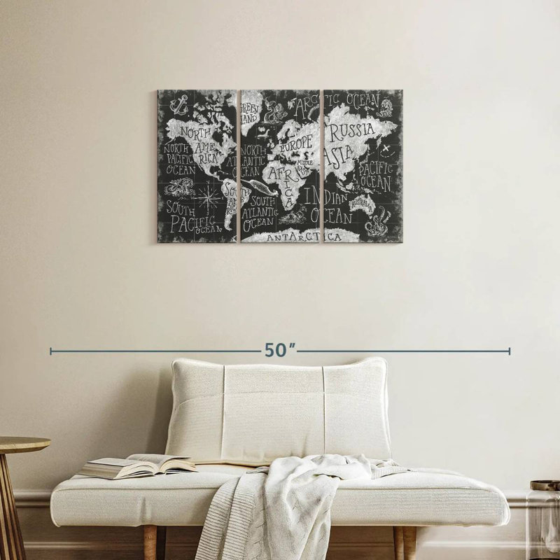 Keiri Mythical Map I, 20" H x 33" W