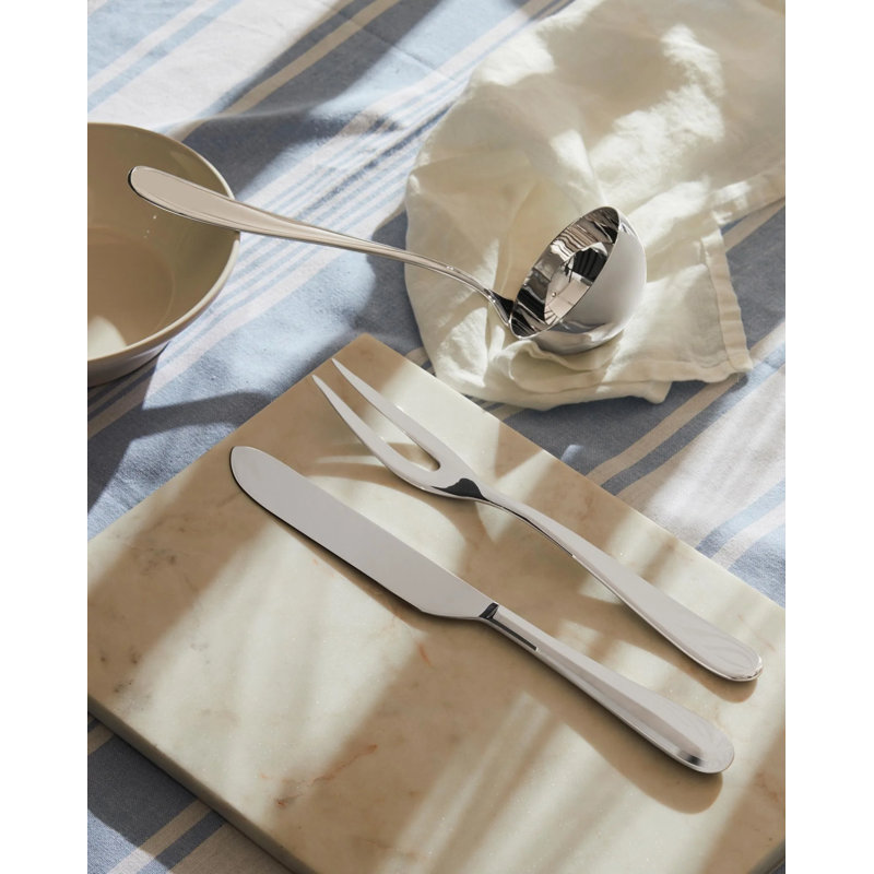 Nuovo Milano Stainless Steel Silver Soup Ladle