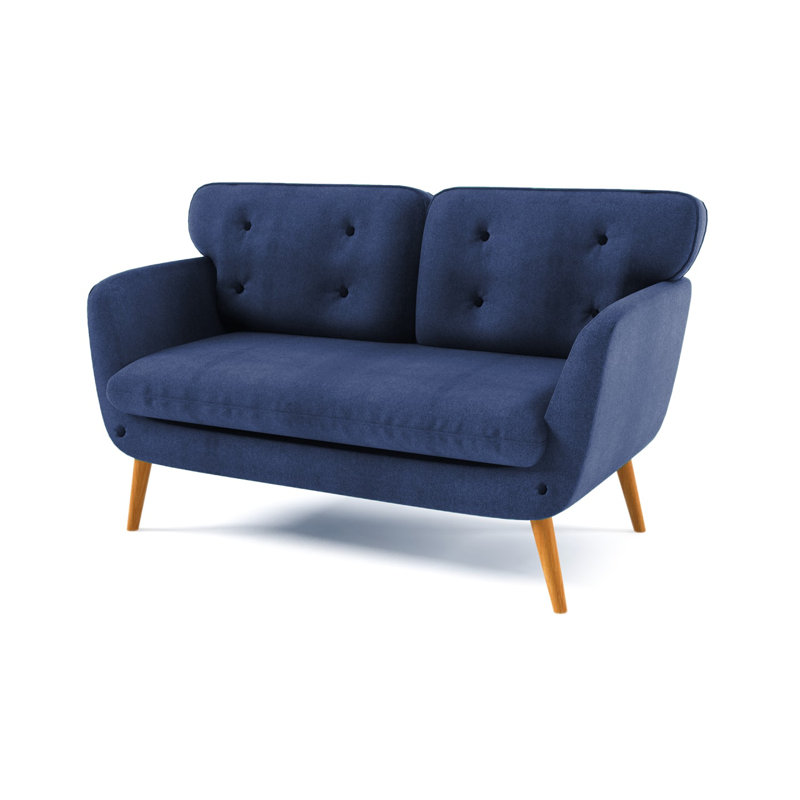 Destini Loveseat, Navy Blue