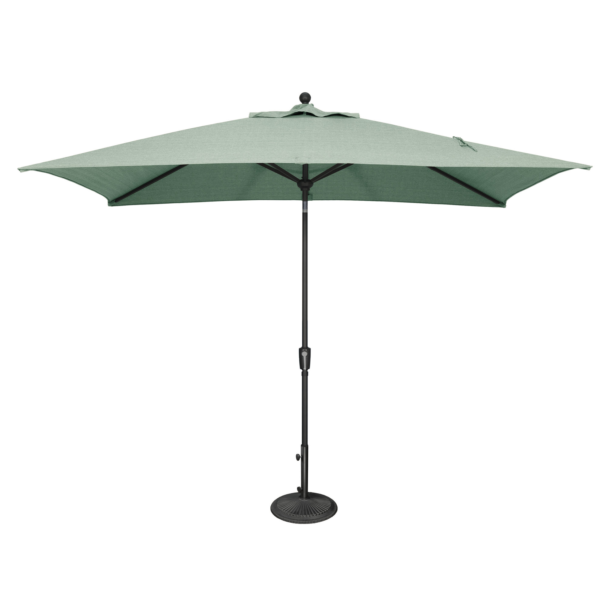 Launceston 78'' Outdoor Umbrella, Spa Sunbrella Acrylic, Black