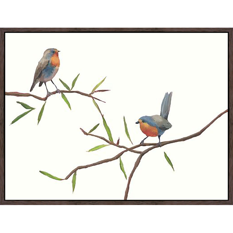 «Birdy VI» par Fern Cassidy - peinture sur toile tendue