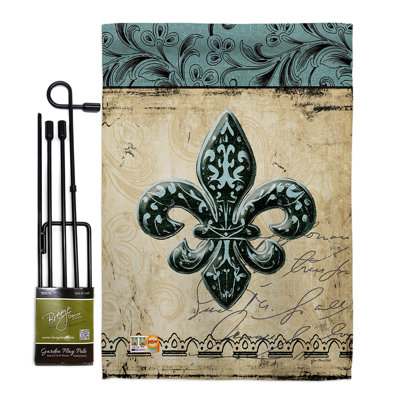 Mckellar Double Sided 18.5'' H x 13'' W Polyester Flag Set