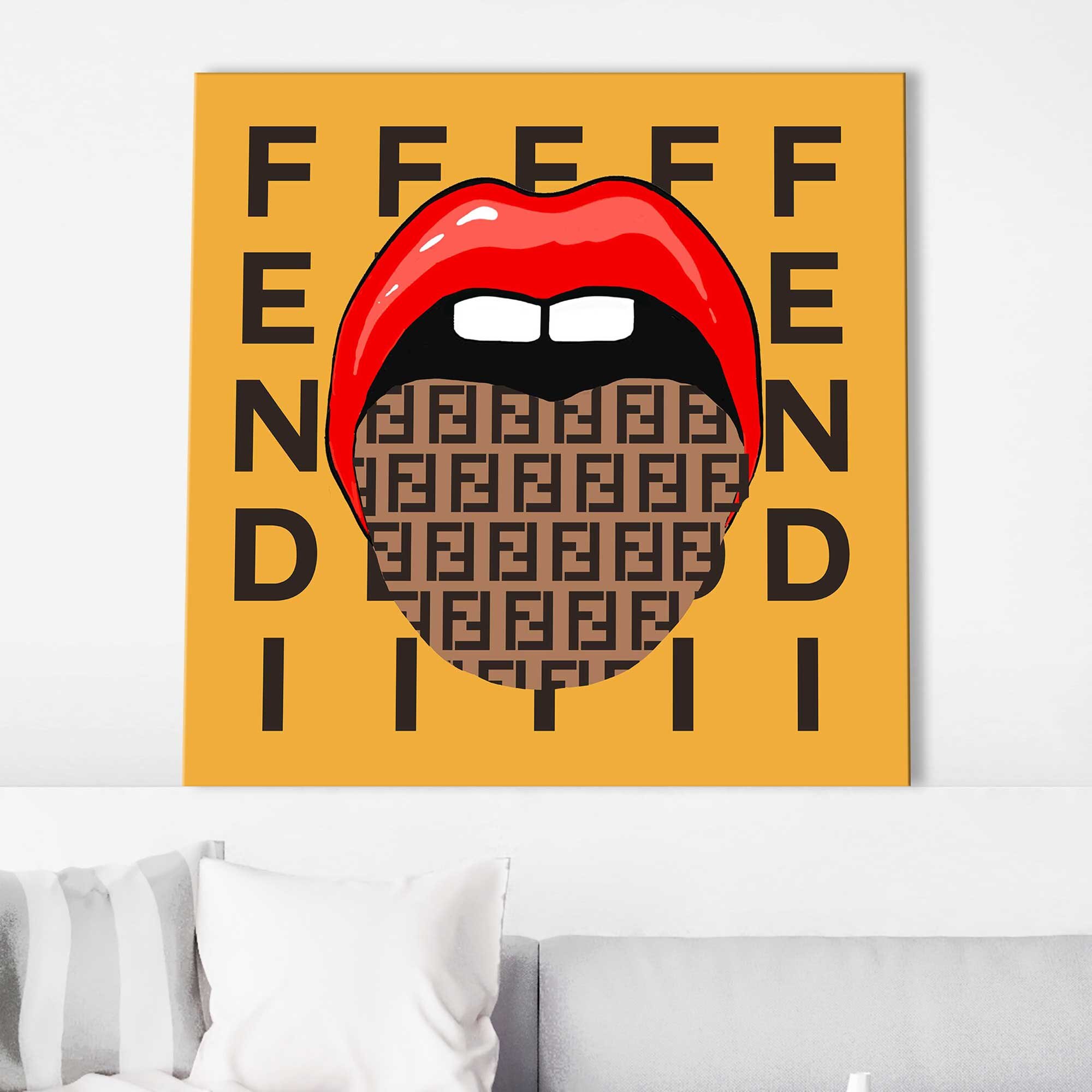 House of Hampton® Things Go Better With Gucci (Square) On Canvas by By Jodi  Print