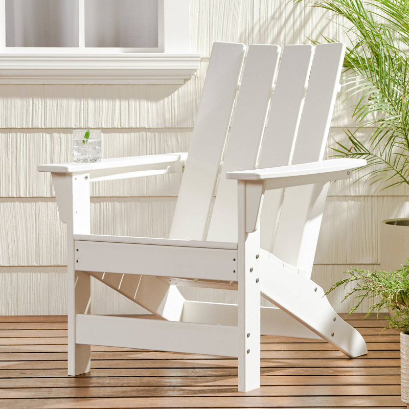 CHAISE ADIRONDack de style transitionnel, Blanc