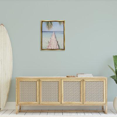 Tropical Dock on Beach