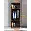 Garde-robe simple et moderne en noyer