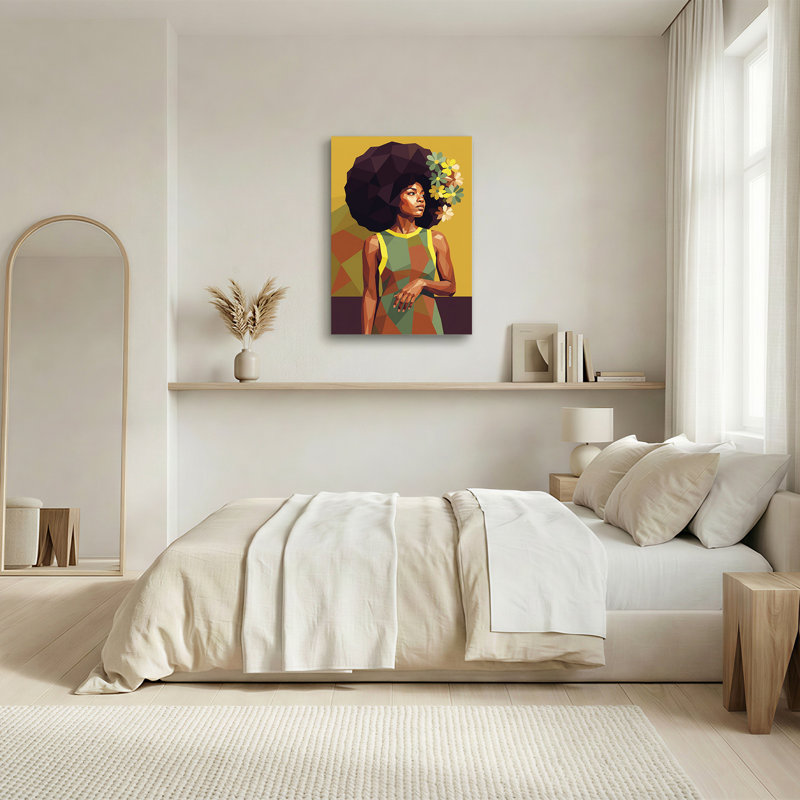 Art mural sur toile Low Poly, 24"H x 18"W