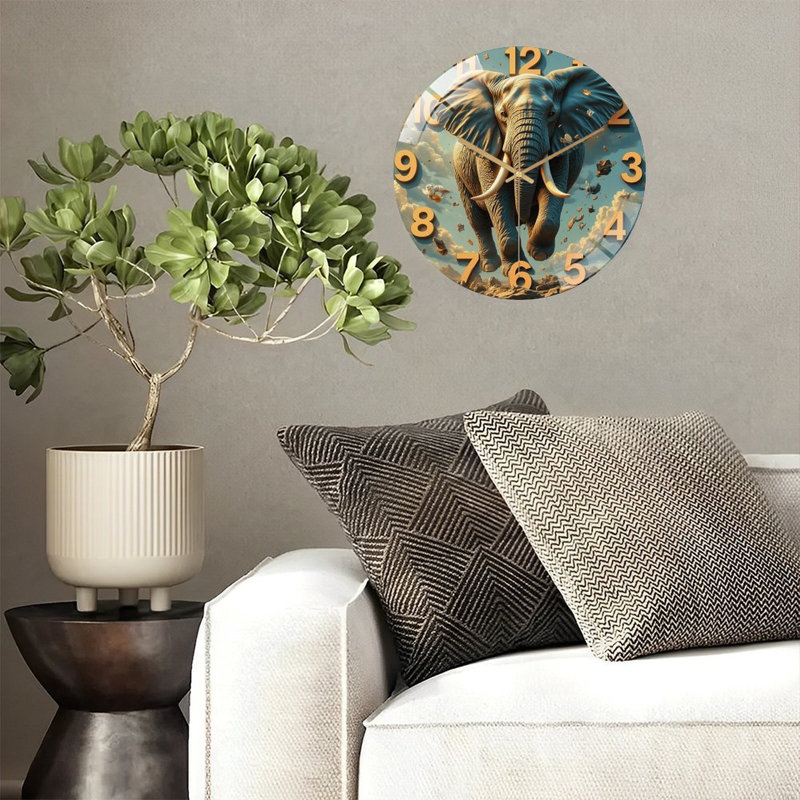 Horloge murale Elephant