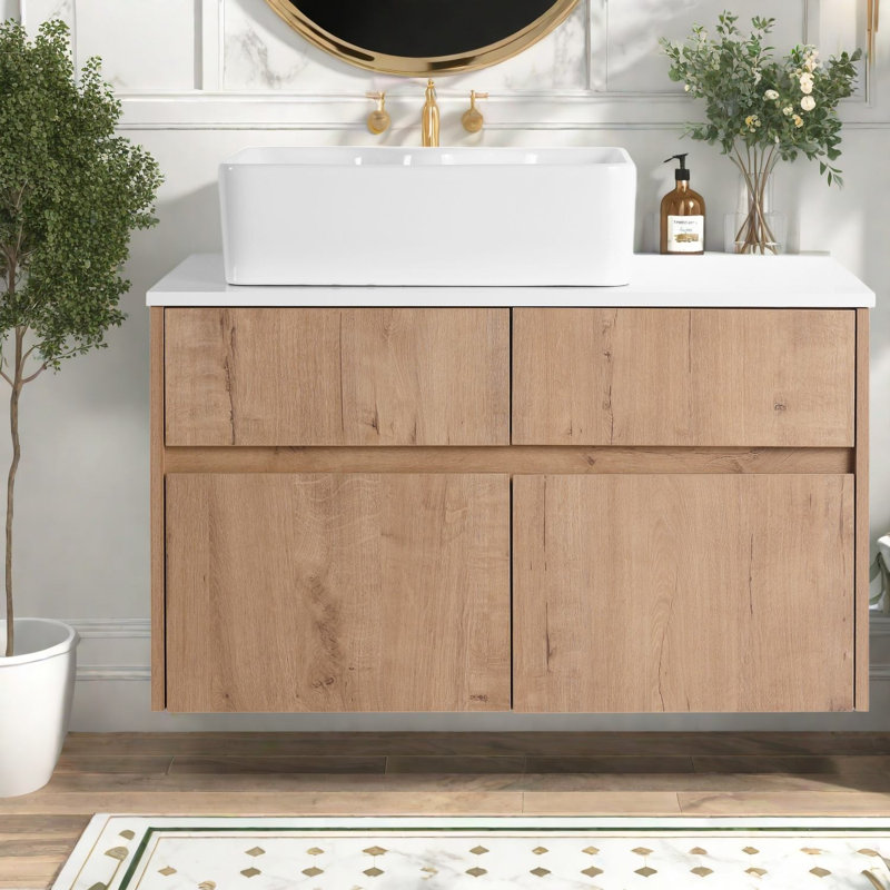 Meuble-lavabo moderne avec rangement