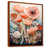 Toile brune avec cadre flottant