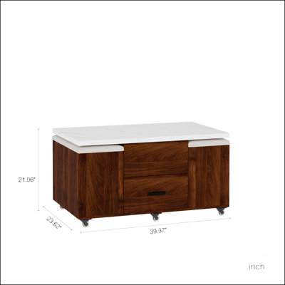 Ensemble de table basse avec 4 tabourets Modern
