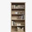 Bibliothèque à 5 tablettes, finition brune