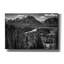 Toile épique «Grand Teton et la rivière aux serpents monochrome» par Rick Berk, épopée, 18 po x 12 po