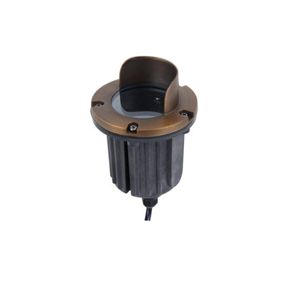Aera Antique Brass Low Voltage Well Light