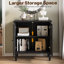 Armoire décorative, armoire de rangement à 2 portes, buffet avec tablette réglable et pieds en bois massif-72137236