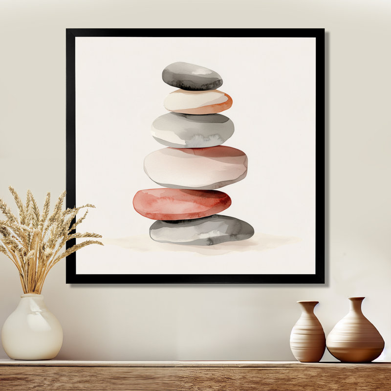 Olatz - Spiritual Wall Art, Single Picture Framed Print, Black, 16" H x 16" W