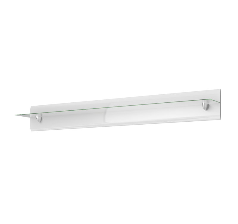 Inishmurray Glass Accent Shelf, 170cm W x 22cm D