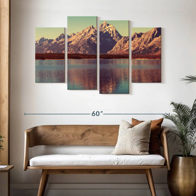 Grand Tetons d'Alvord Majestic, H 32 po x l 52 po