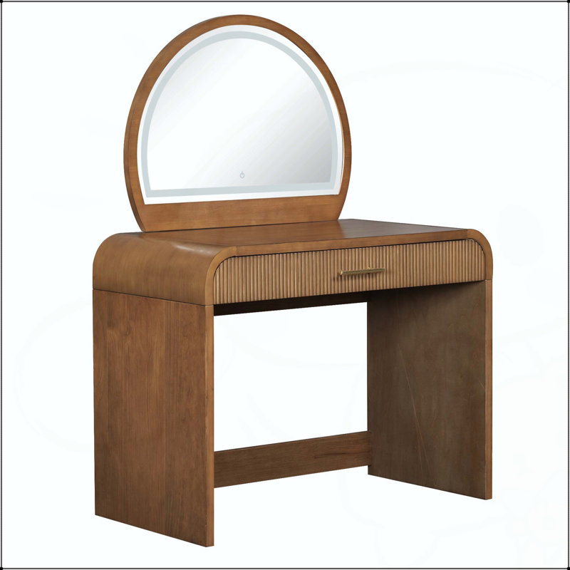 Meuble-lavabo avec miroir tactile 39 ", Espresso
