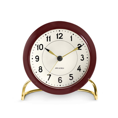 Station Analog Electric Alarm Tabletop Clock