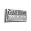 «Game Room House Rules II» par Cindy Jacobs, estampe numérique sur toile-1946541007