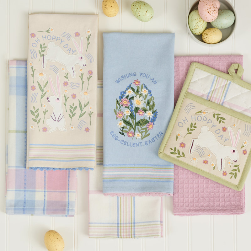 Oh Hoppy Day Dishtowel Set/2