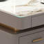 Bureau double caisson en pierre frittée avec tiroirs-910476816-910476818