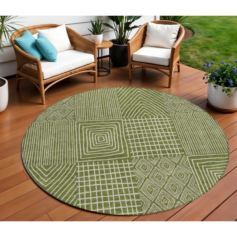 Tapis rond 8 po