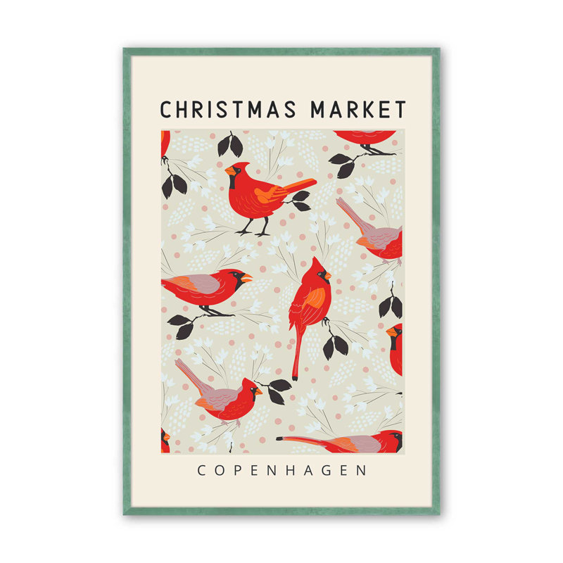 Marché de Noël de Copenhague, Cadre simple citronnelle, H 25 po x l 19 po