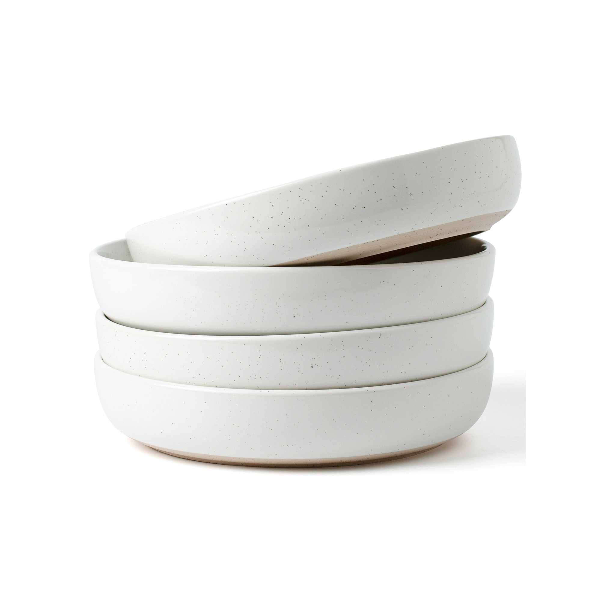 33oz Stoneware Pasta Bowl, White
