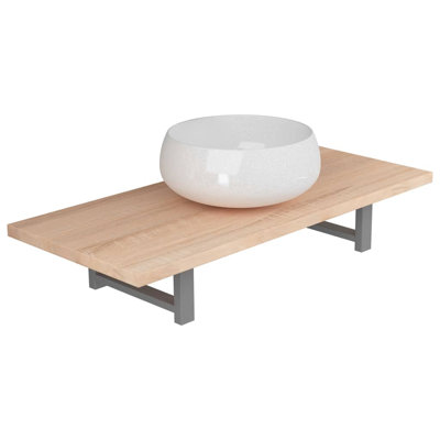 Demarius 900mm Single Bathroom Vanity with Vessel Ceramic Basin