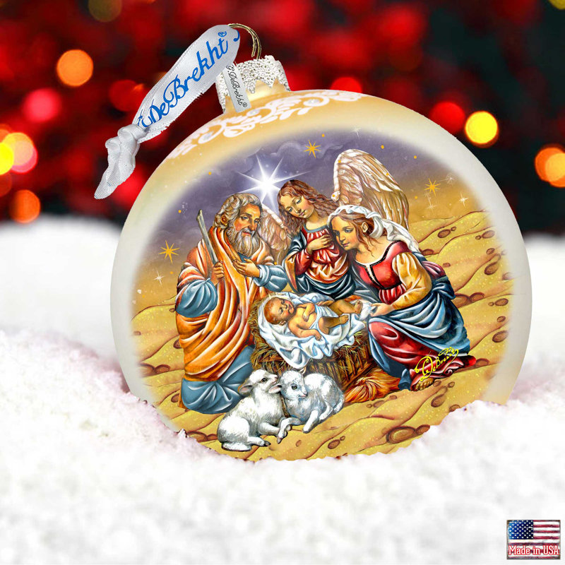 5.5'' Glass Ball Ornament