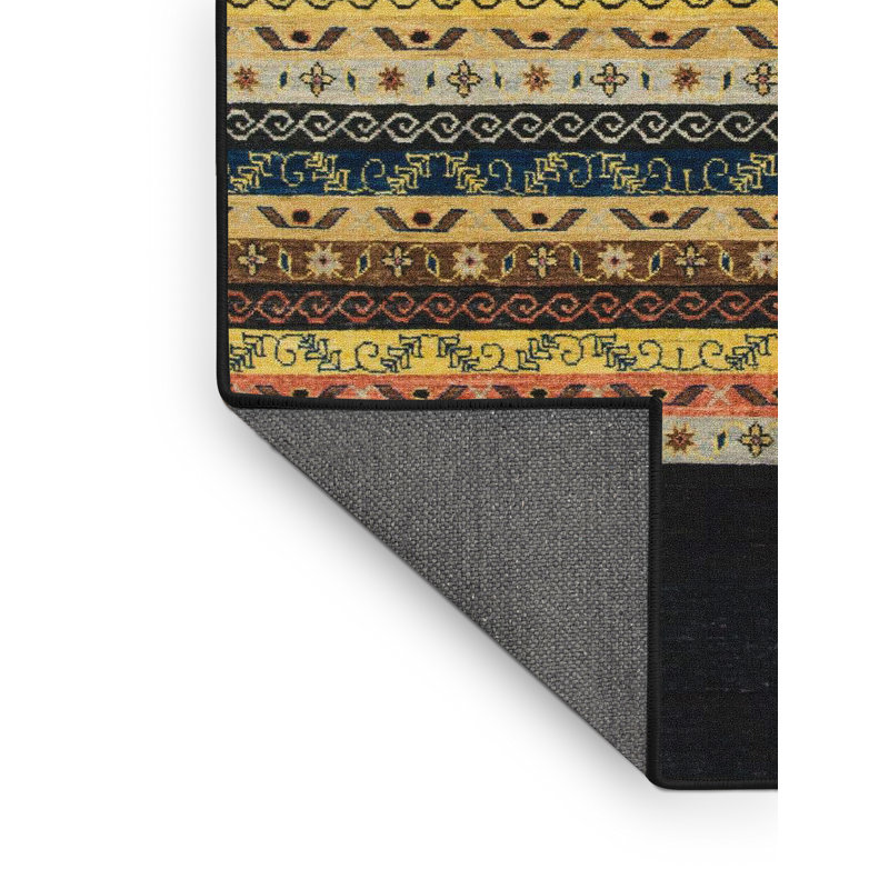 Abstract Indoor Rug, Rectangle 2' x 4'