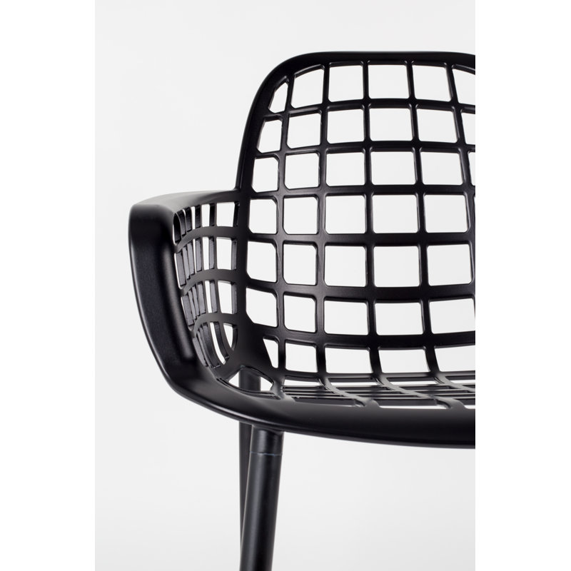Albert Kuip Outdoor Lounge Chair, Black