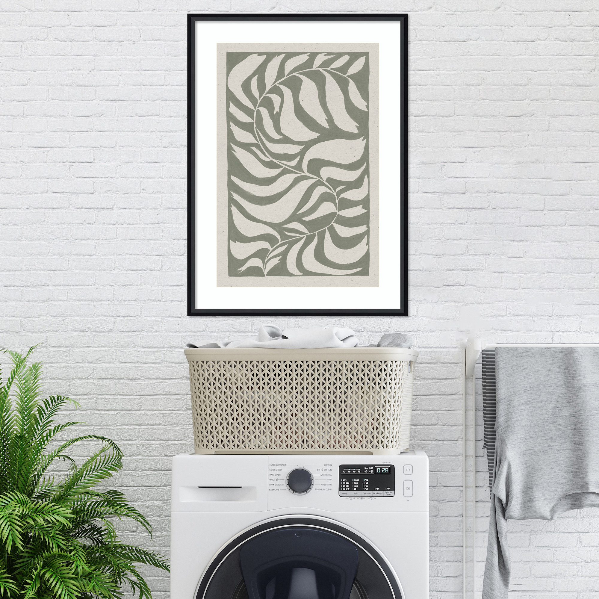 Winding Vine by Moira Hershey, 13" H x 10" W x 2" D, Black