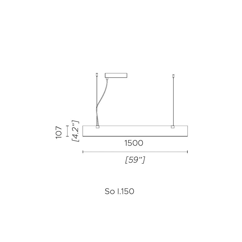 Stick So Large L.150, Satin Golden Nickel