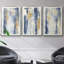Ensemble de 3 pièces encadrées sur toile-97708943-97708948
