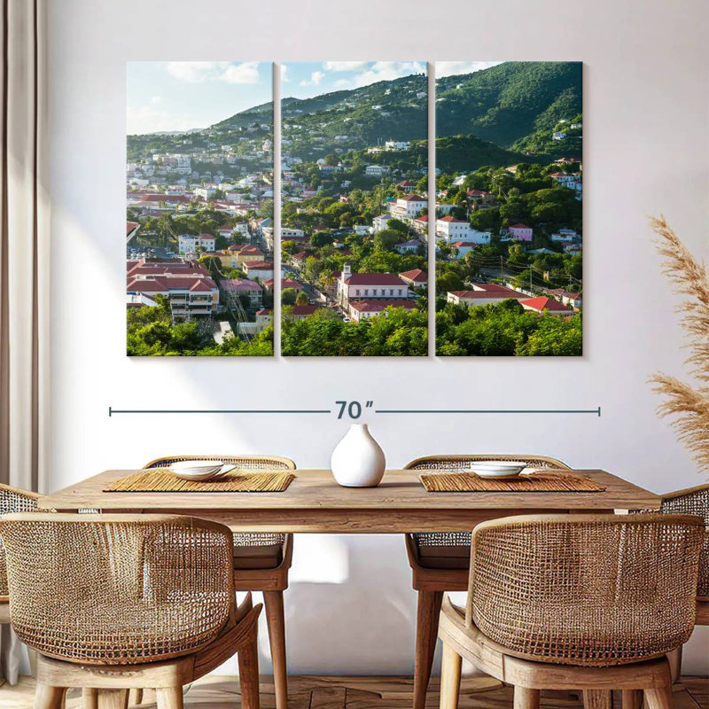 Paysage urbain Charlotte, H 42 po x l 65 po