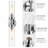2-Lights Wall Sconce