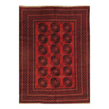 Canvello Red Antique Yamoud Wool Rug - 6'6" X 9'