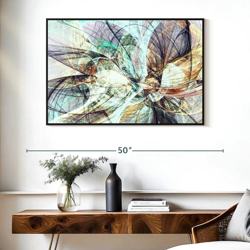 Avery couleurs en abstrait, H 27 po x l 40 po