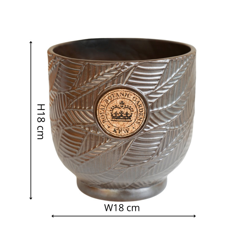 Ceramic Pot Planter, Grey