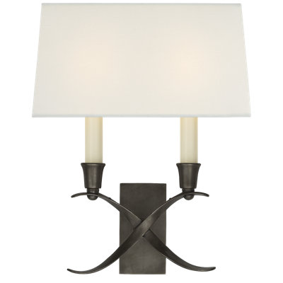 Chapman & Myers Cross Bouillotte Small Sconce