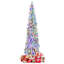 Jaxxton 6' H Lighted Artificial Christmas Tree